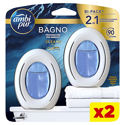 Ambi Pur Profumatore Bagno Oceano, 2 unità
