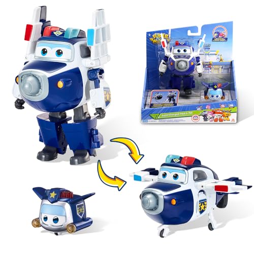 Super Wings Paul Action Figure 2 in 1 Robot-Aereo 12,7 cm