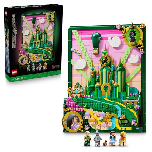 LEGO Wicked Wall Art Città di Smeraldo 3D con 6 Minifigure