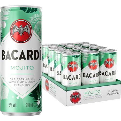 BACARDÍ Mojito Cocktail Premixato in Lattina 12x25cl