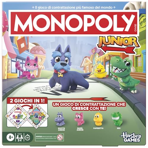 Monopoly Junior Gioco da Tavolo Edizione 2026