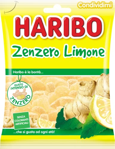 Haribo Zenzero e Limone Caramelle Gommose 150g