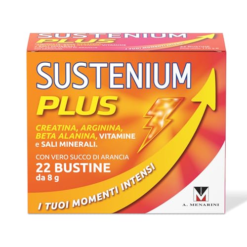 Sustenium Plus - lntegratore energizzante a base di uno specifico complesso di aminoacidi, vitamine e minerali. Per la tua energia fisica e mentale.