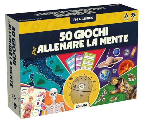 Lisciani I'm a Genius 50 Giochi per allenare la mente