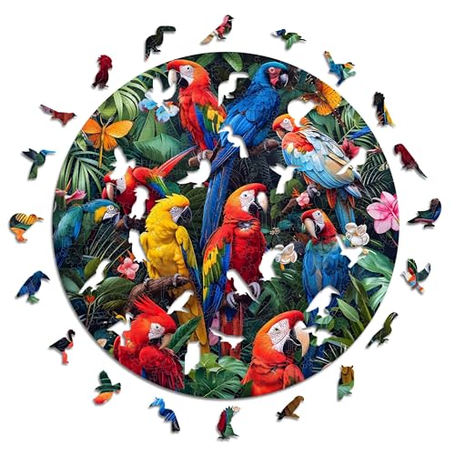 Iconic Puzzles Pappagalli Colorati puzzle 200 pezzi