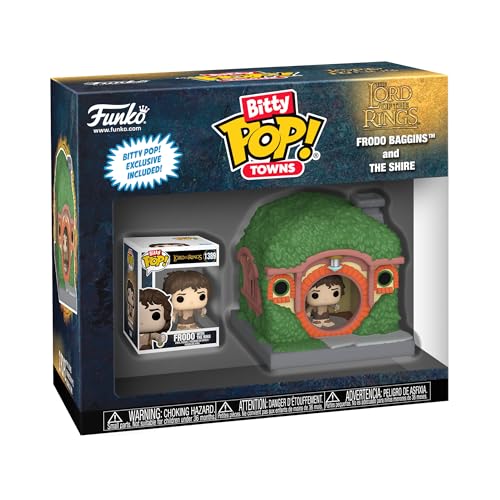 Funko Bitty Pop! Town Il Signore degli Anelli Frodo Baggins and The Shire