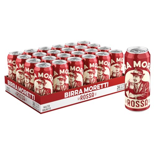 Birra Moretti La Rossa Bock 7,2% Vol, 24 Lattine da 50cl