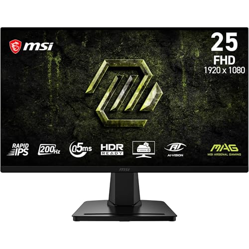 MSI MAG 256FA E20 Monitor Gaming 24,5" FHD Rapid IPS, 200 Hz