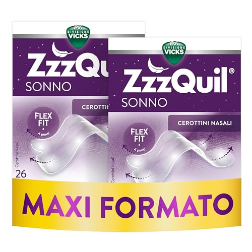 ZzzQuil Cerottini Nasali per Respirare Meglio, 52 Pezzi