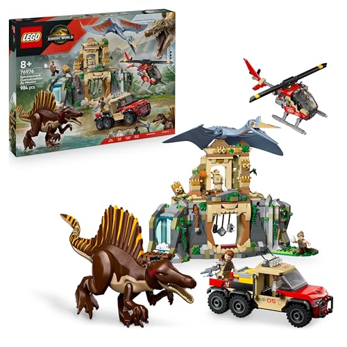 LEGO Jurassic World Missione Aerea con Spinosauro e Quetzalcoatlus