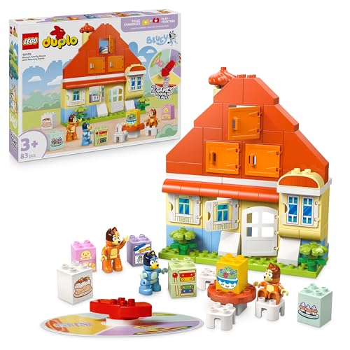 LEGO DUPLO Bluey Casa della Famiglia con Gioco di Memoria