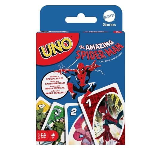 Mattel Games UNO The Amazing Spider-Man Gioco di Carte