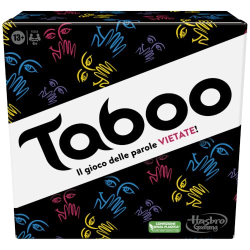 Hasbro Taboo Gioco da Tavolo Classico per Adulti e Adolescenti 13+