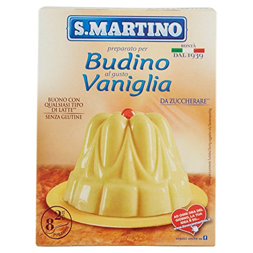 S.Martino Budino Vaniglia, senza Glutine - Astuccio da 70 gr
