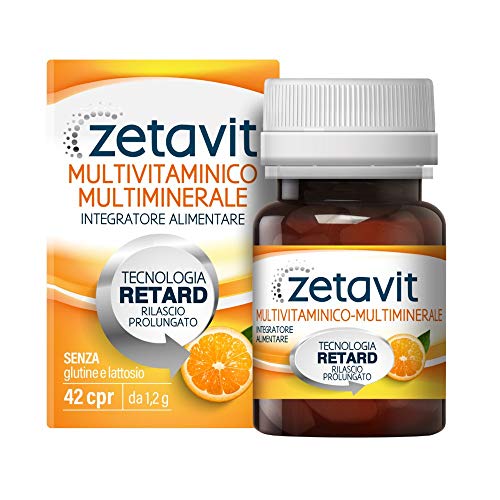 Zetavit Multivitaminico e Multiminerale, Integratore per Stanchezza