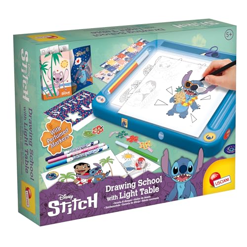 Liscianigiochi Stitch Drawing School con tavolo luminoso