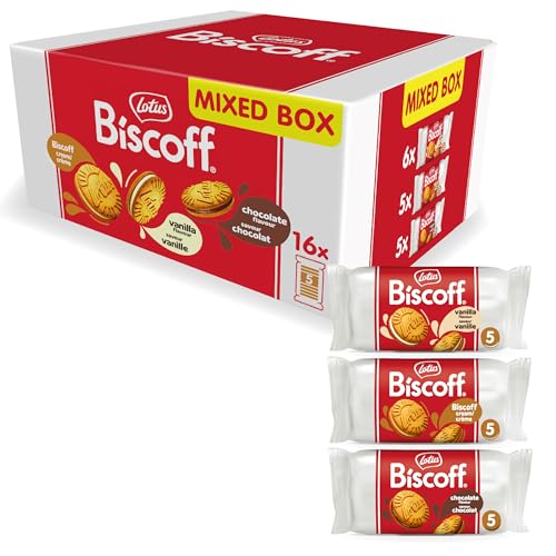 Lotus Biscoff Confezione Mista Sandwich 3 Gusti 16 Pezzi 800g