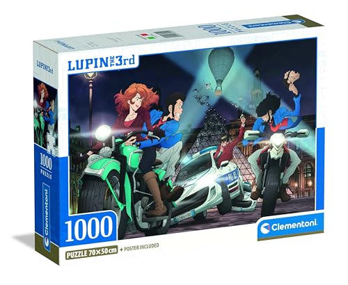 Clementoni Puzzle 1000 Pezzi Lupin III