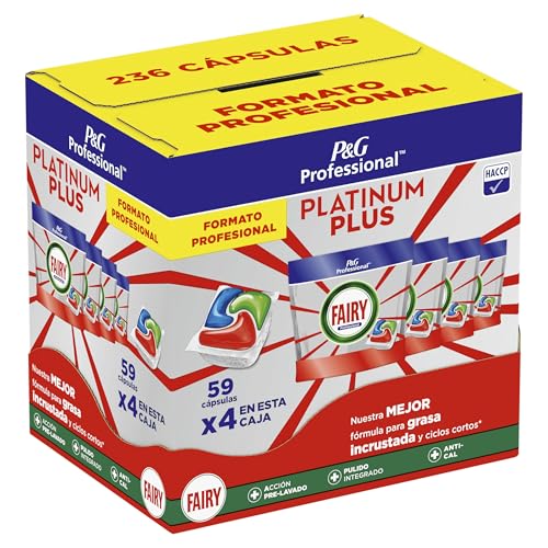 Fairy Professional Platinum Plus Pastiglie Lavastoviglie 236 Lavaggi