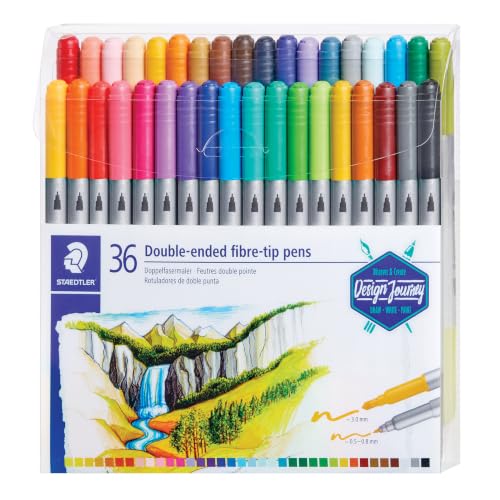 STAEDTLER 3200 Pennarelli doppia punta, 36 colori