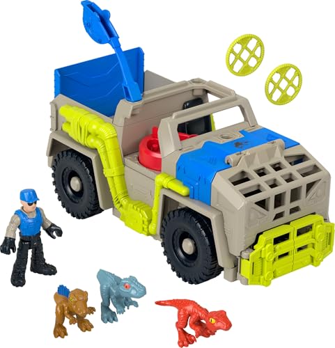 Fisher-Price Imaginext Jurassic World Trasportatore Insegui e Cattura