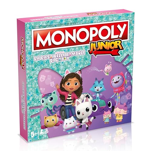 Monopoly Junior Gabby's Dollhouse Gioco da Tavolo