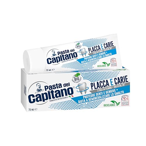 Pasta del Capitano Dentifricio Placca e Carie Bio Tubetto 75 ml