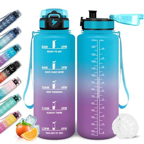 Mulbijeo Borraccia Sportiva 1,5 Litri con Filtro