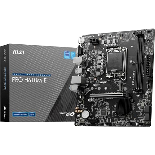 MSI PRO H610M-E Scheda Madre