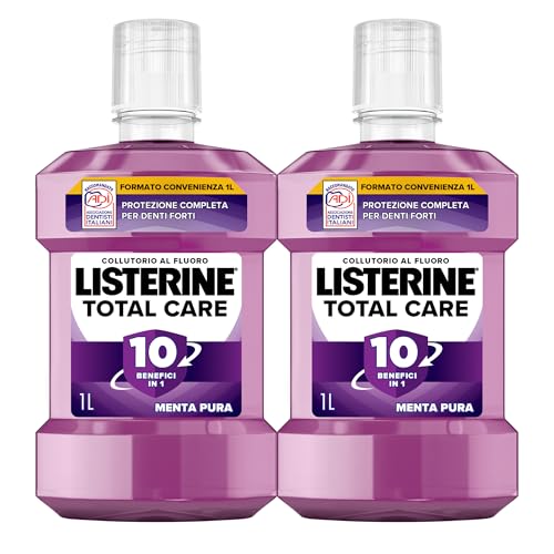 LISTERINE Total Care, Collutorio al gusto di Menta Pura, Collutorio