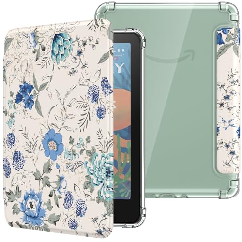 MoKo Custodia Compatibile con Kindle Paperwhite da 7 Pollici 12a Generazione 2024, Cover Leggera con per eBook Reader in TPU Morbido Auto Sveglia/Sonno