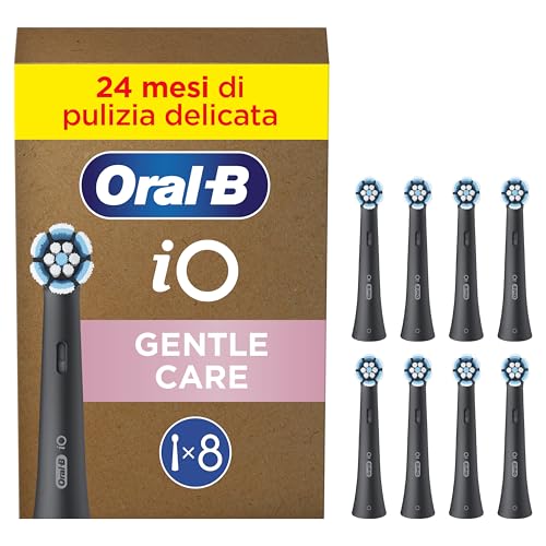 Oral-B iO Gentle Care Testine Ricambio, 8 pezzi