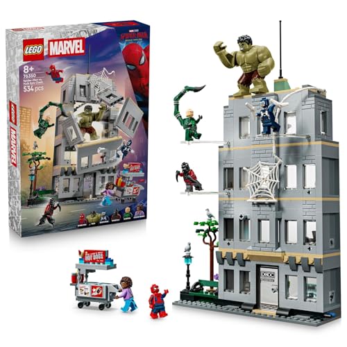 LEGO Marvel Scontro Epico: Spider-Man vs. Hulk Ufficio 4 Piani 5 Minifigure 76350