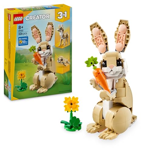 LEGO Creator 3 in 1 Adorabile Coniglio, 31162