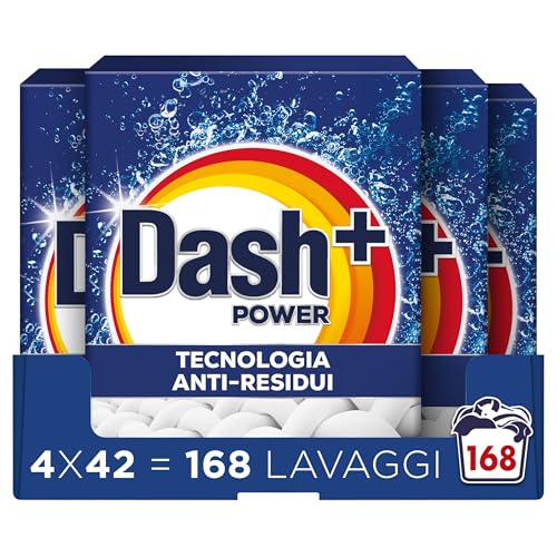 Dash Detersivo Lavatrice In Polvere, 168 Lavaggi (4x42)