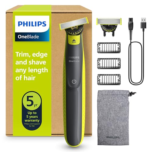 Philips OneBlade 360 Regolabarba e Rasoio Elettrico con 2 Lame 360