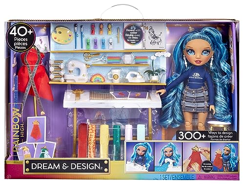 Rainbow High Dream & Design Fashion Studio Set con Bambola Skyler Bradshaw