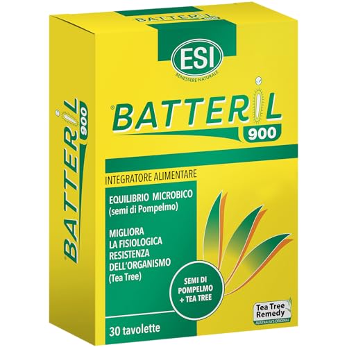 ESI Batteril 900 Tea Tree Oil e Semi di Pompelmo 30 Tavolette