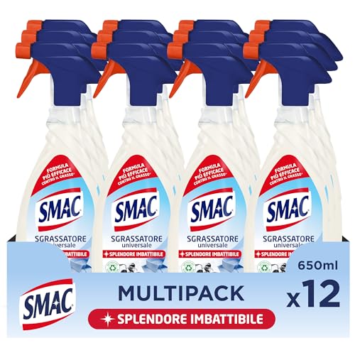 Smac Sgrassatore Universale Detergente Spray Multisuperficie, 650 ml