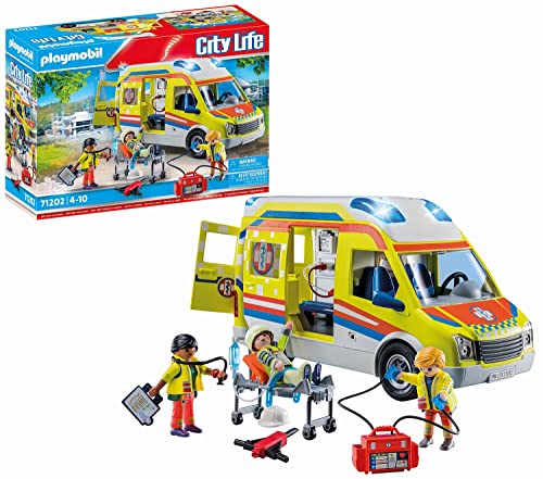 PLAYMOBIL City Life 71202 Ambulanza con luci e suoni