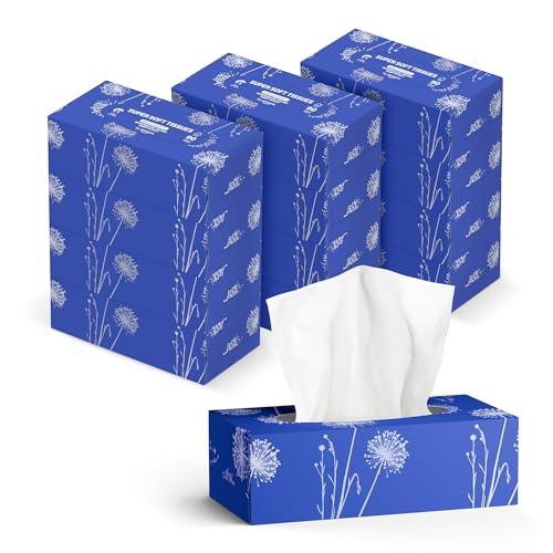 by Amazon Fazzoletti di Carta per il Viso a Veli, (12 Confezioni da Fogli)