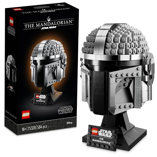 LEGO Star Wars The Mandalorian Helmet 75328 Set Collezionabile
