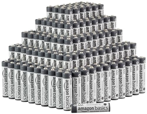 Amazon Basics, batterie alcaline industriali 1,5 Volt, durata 5 anni