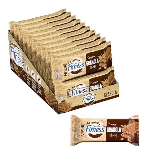 FITNESS Granola Barretta Cereali Cioccolato Fondente, 20 barrette