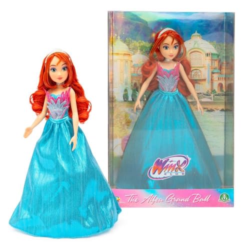 Winx Bloom Grand Ball Bambola Snodata 27 cm Abito Azzurro Diadema