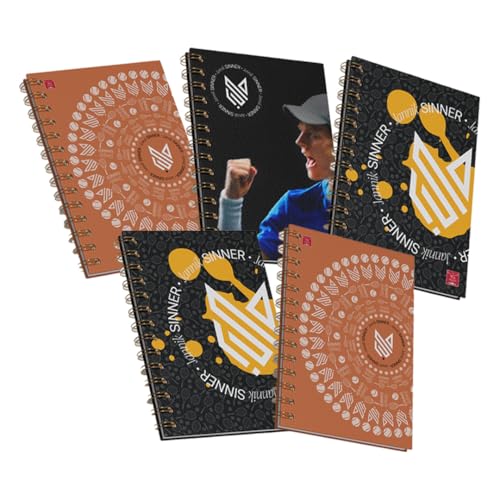 Pigna Quaderni Maxi Spiralati Sinner, Formato A4, 5M, Quadretto 5 mm, 4 Fori, Confezione da 5