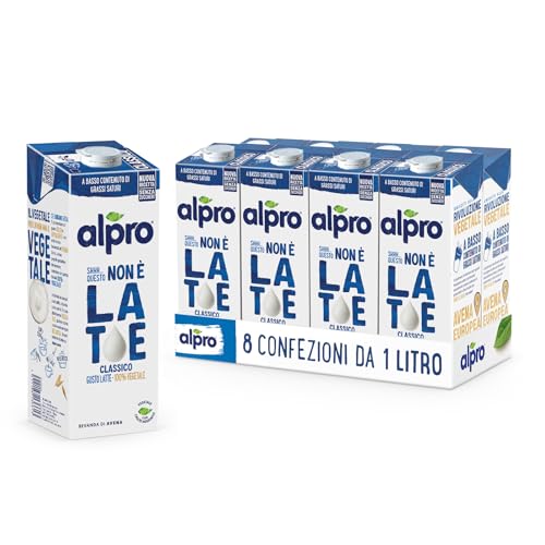 Alpro Bevanda di Avena 100% Vegetale Classic, 8 Litri