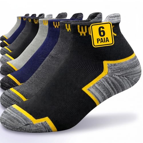 PS PROUTHS Calzini da Lavoro Uomo/Donna Estivi, 95% Cotone