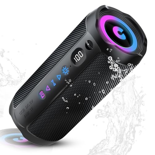 Altavoz Bluetooth Portátil 25W con Graves Duales IPX7