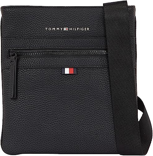 Tommy Hilfiger Uomo Borsa a Tracolla Essential PU Crossover Piccola